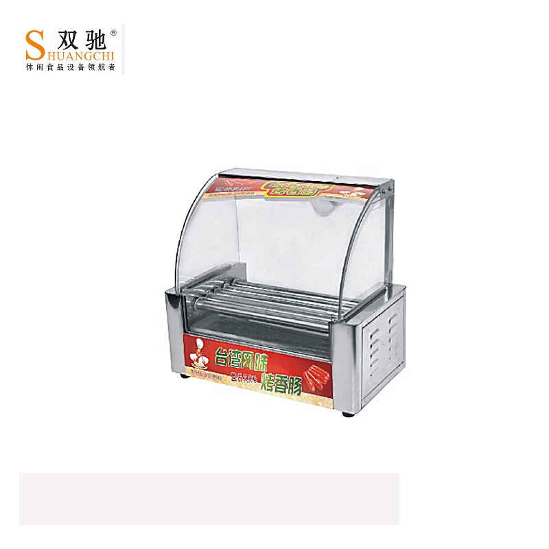 Commercial 5 rollers Hot Dog Making machine Industrial Sausage Roller Grill